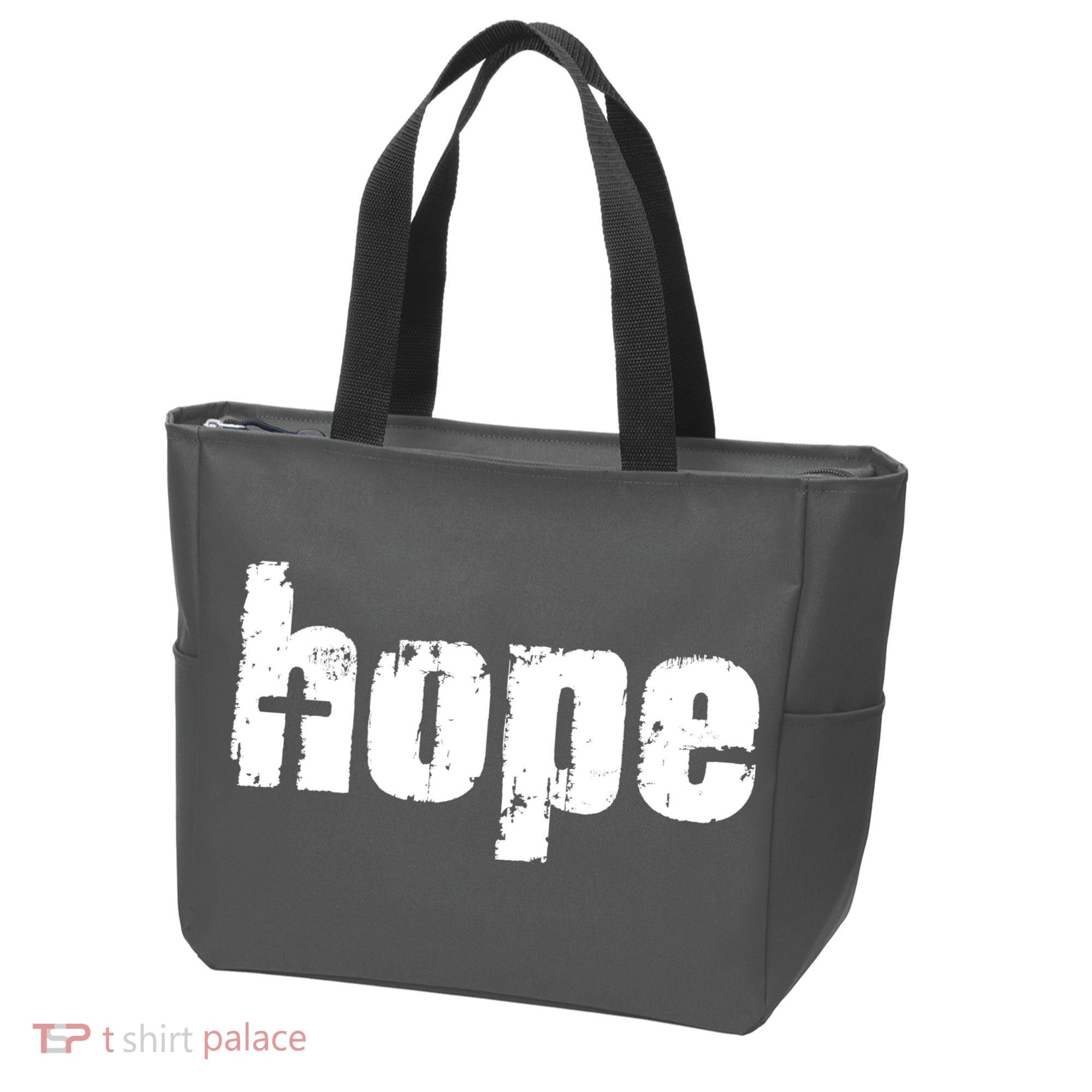 Hope Cross Christianity Tote Bag