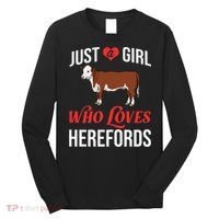 Hereford Cattle Cow Bull Beef Farm Long Sleeve Shirt thumb 0