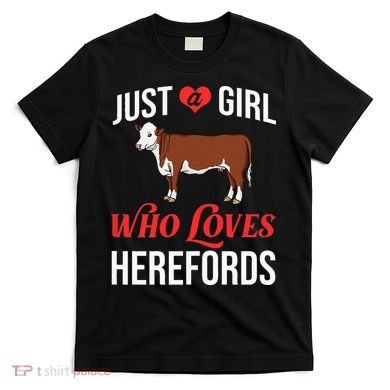Hereford Cattle Cow Bull Beef Farm T-Shirt