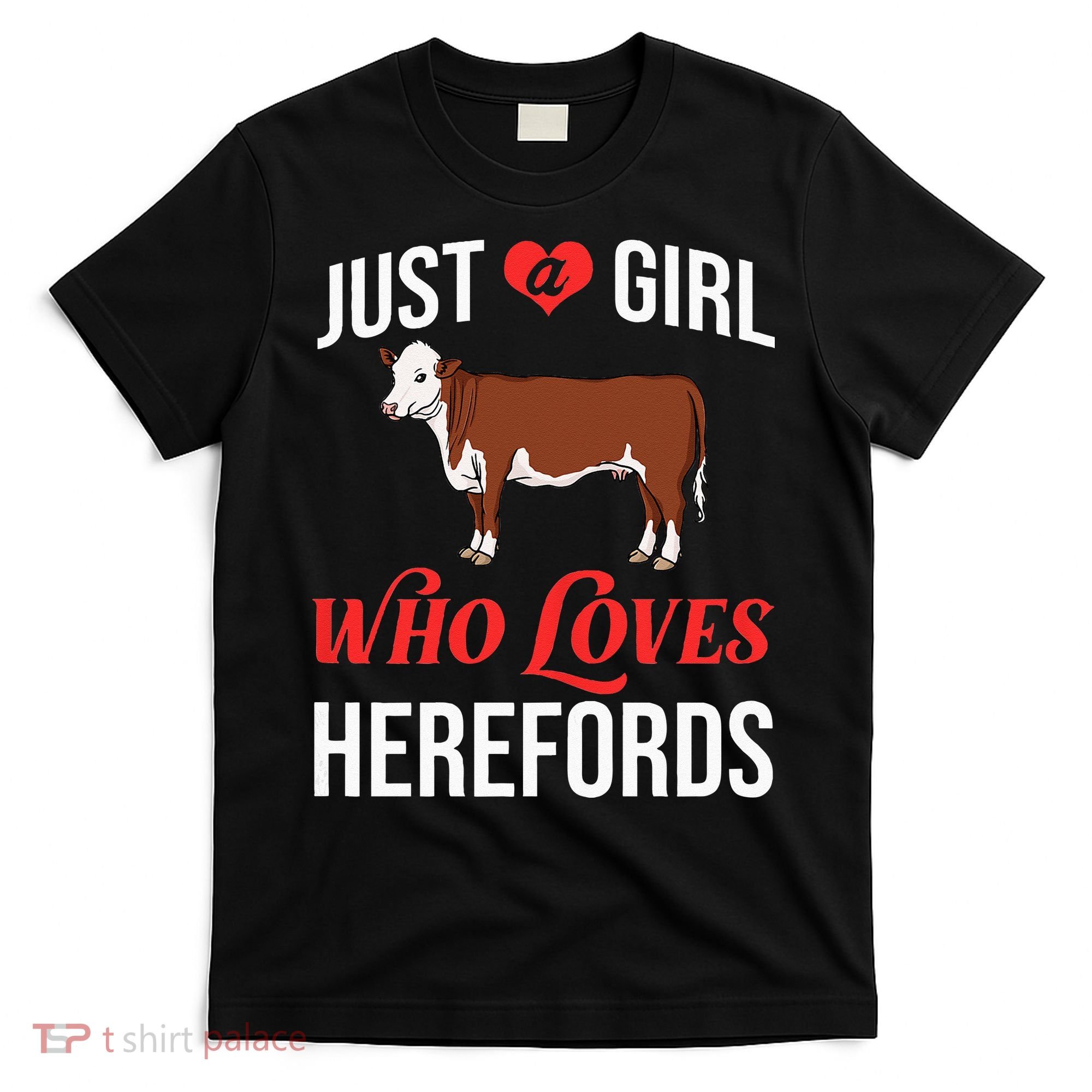 Hereford Cattle Cow Bull Beef Farm T-Shirt