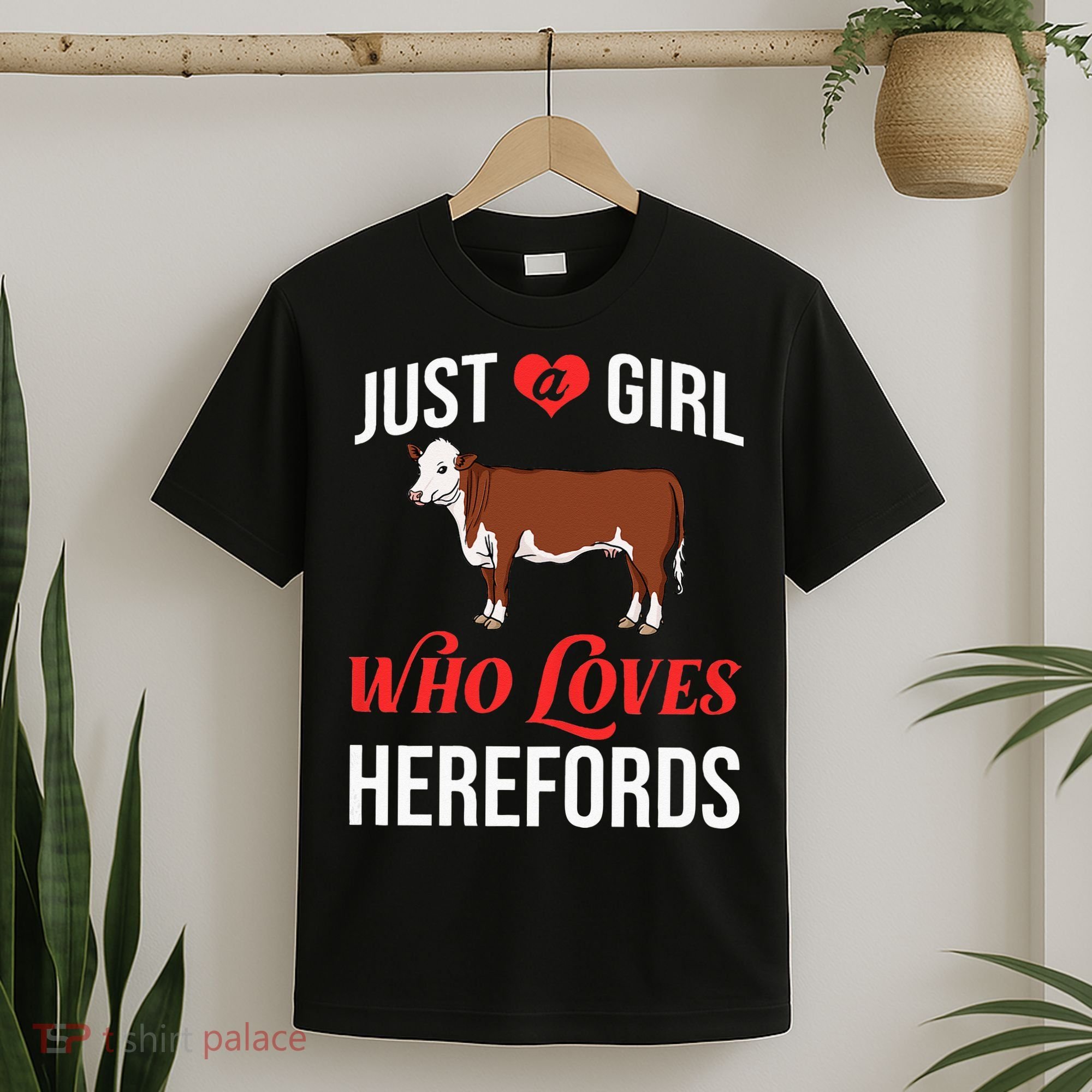 Hereford Cattle Cow Bull Beef Farm T-Shirt