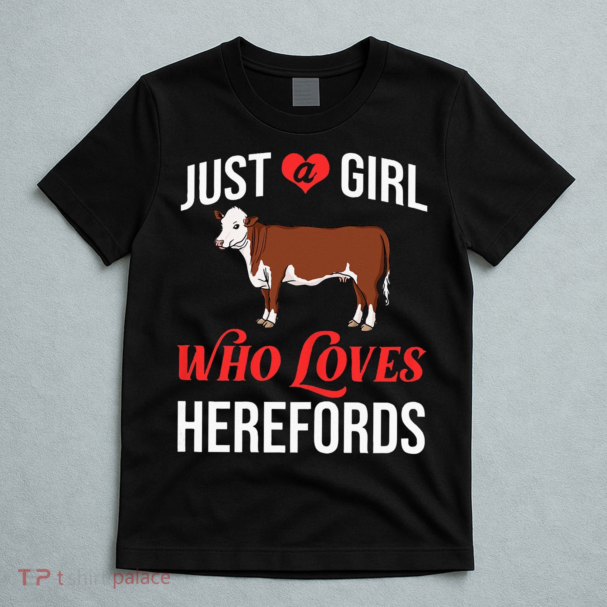 Hereford Cattle Cow Bull Beef Farm T-Shirt