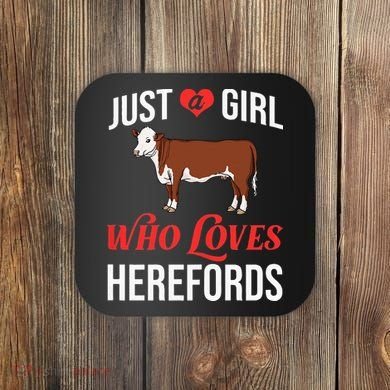 Hereford Cattle Cow Bull Beef Farm Coaster