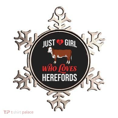 Hereford Cattle Cow Bull Beef Farm Ornament
