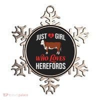 Hereford Cattle Cow Bull Beef Farm Ornament thumb 0
