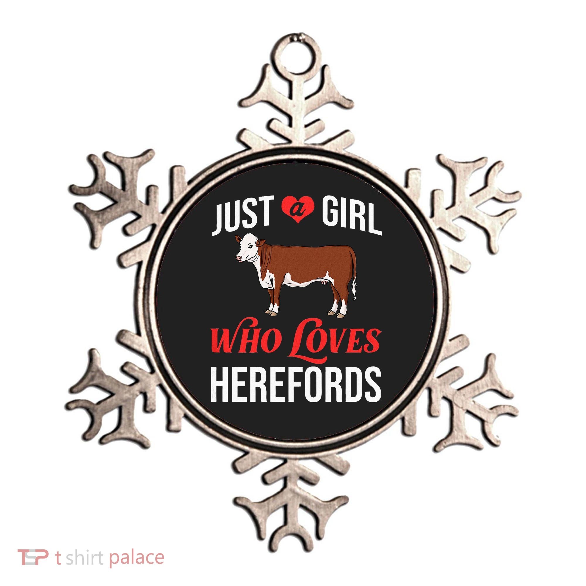 Hereford Cattle Cow Bull Beef Farm Ornament