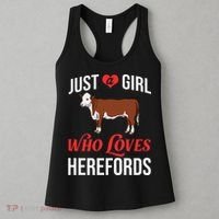 Hereford Cattle Cow Bull Beef Farm Women's Tank Top thumb 3