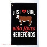 Hereford Cattle Cow Bull Beef Farm Golf Towel thumb 0