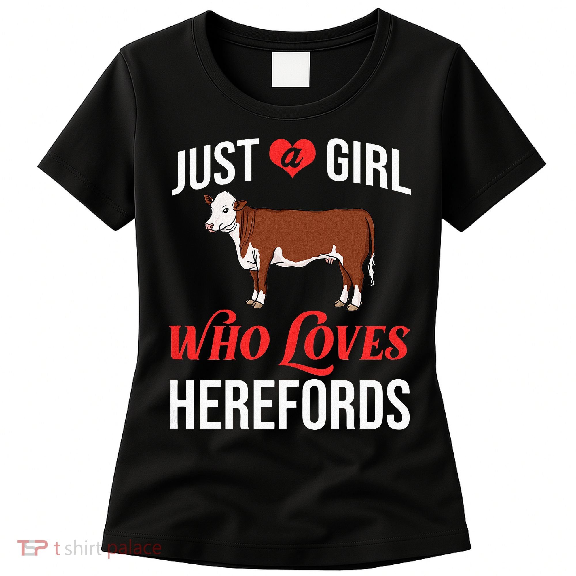 Hereford Cattle Cow Bull Beef Farm Women's T-Shirt
