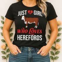 Hereford Cattle Cow Bull Beef Farm Women's T-Shirt thumb 2
