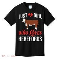 Hereford Cattle Cow Bull Beef Farm Kids T-Shirt thumb 0