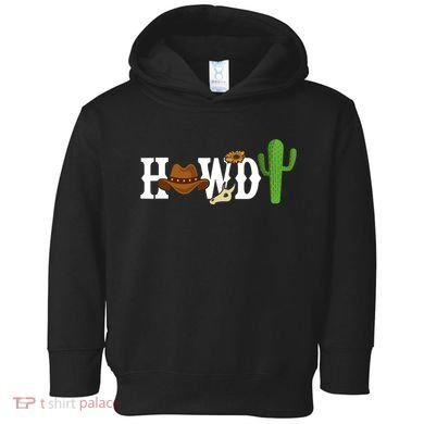 Howdy Cactus Country Toddler Hoodie