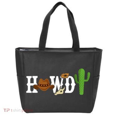 Howdy Cactus Country Tote Bag