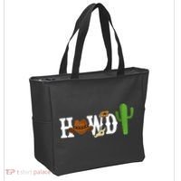 Howdy Cactus Country Tote Bag thumb 2
