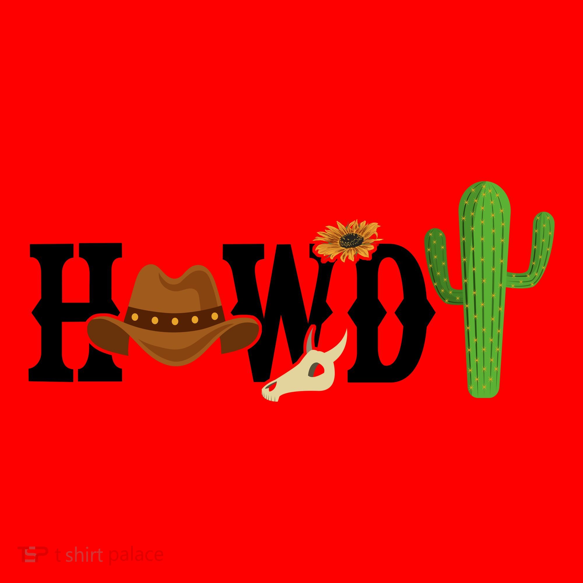 Howdy Cactus Country Santa Hat