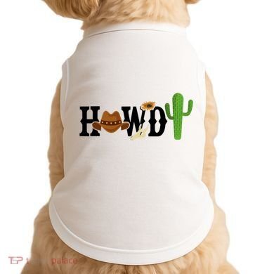Howdy Cactus Country Doggie Tank