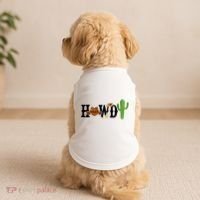 Howdy Cactus Country Doggie Tank thumb 2