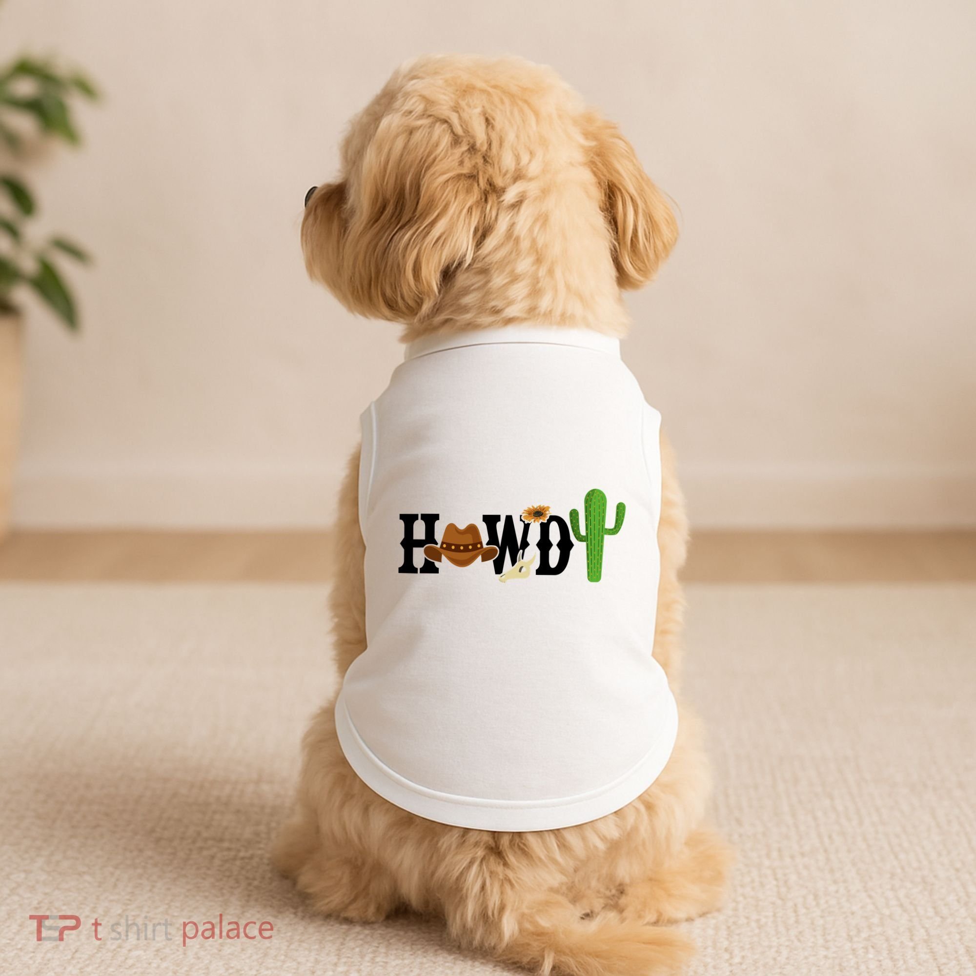 Howdy Cactus Country Doggie Tank