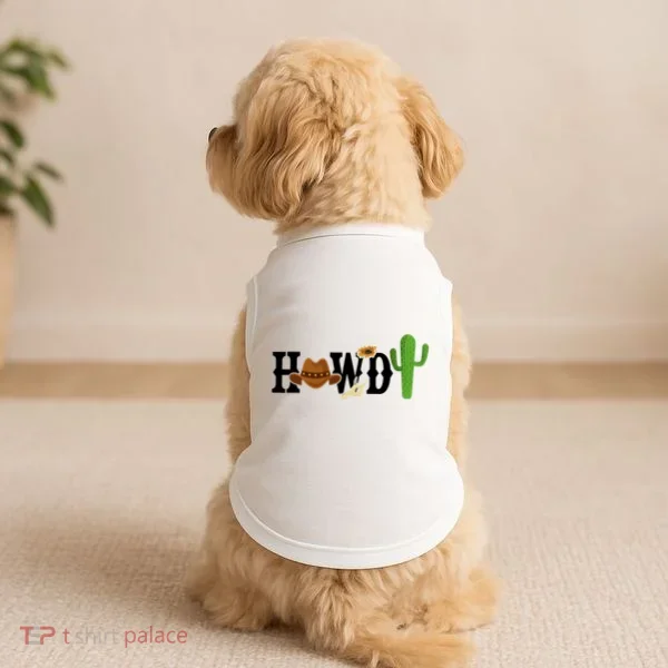 Howdy Cactus Country Doggie Tank