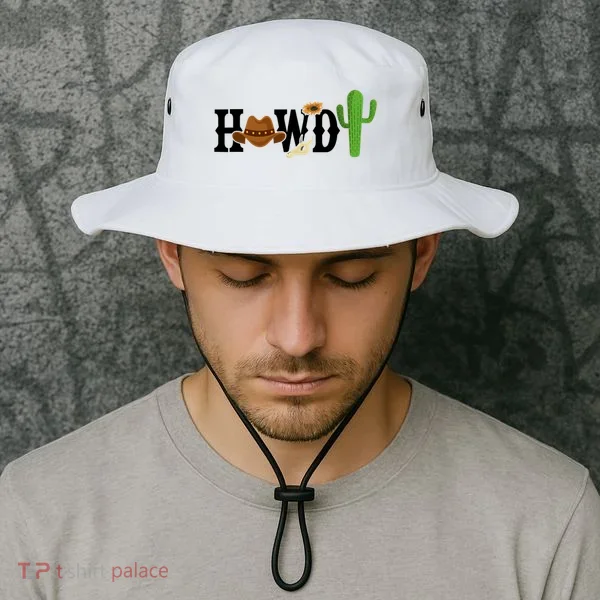 Howdy Cactus Country Bucket Hat