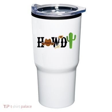 Howdy Cactus Country Tumbler