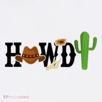 Howdy Cactus Country Mousepad thumb 1