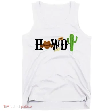 Howdy Cactus Country Tank Top