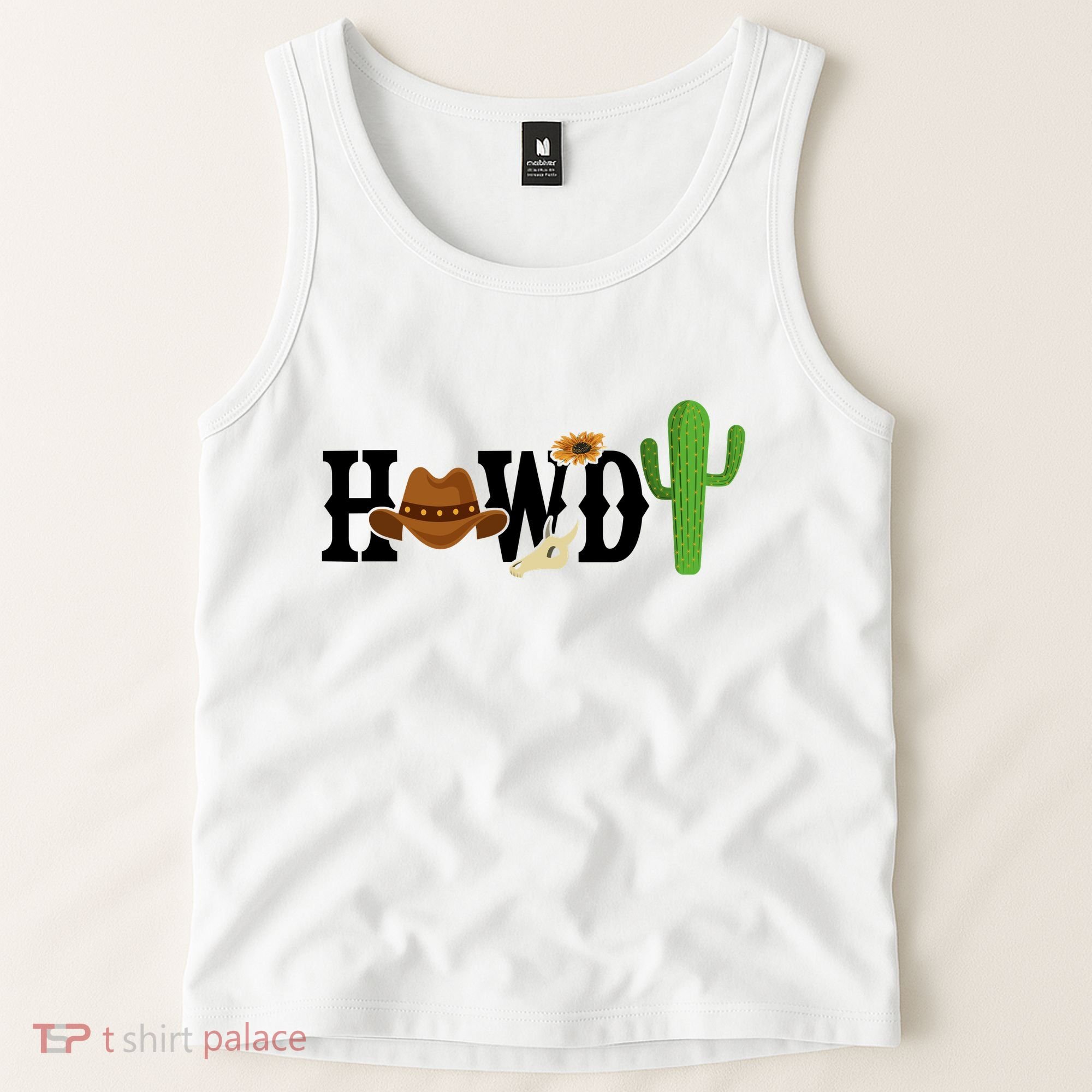 Howdy Cactus Country Tank Top