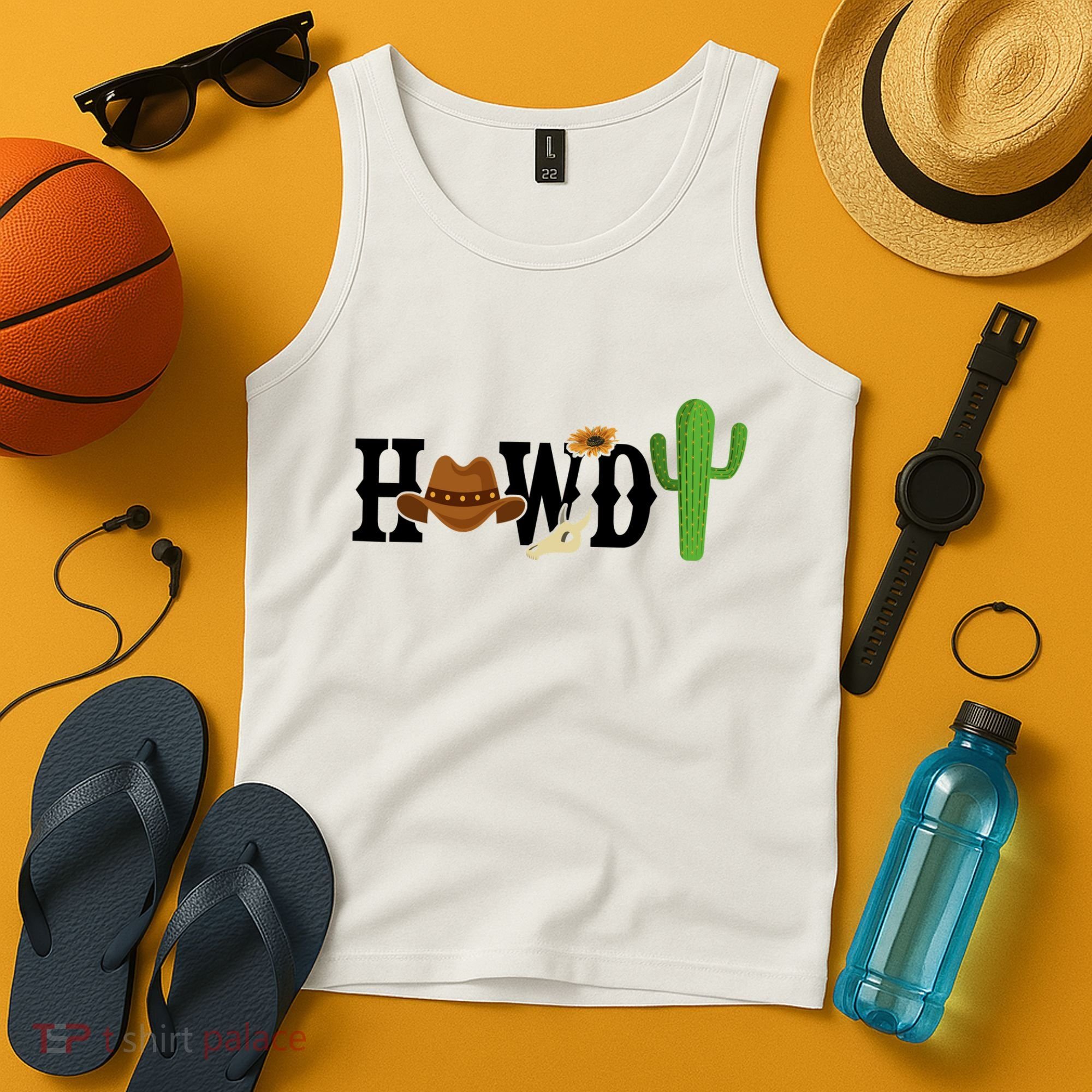 Howdy Cactus Country Tank Top