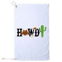 Howdy Cactus Country Golf Towel thumb 0