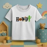 Howdy Cactus Country Toddler T-Shirt thumb 3