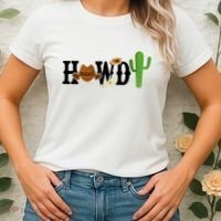 Howdy Cactus Country Women's T-Shirt thumb 2