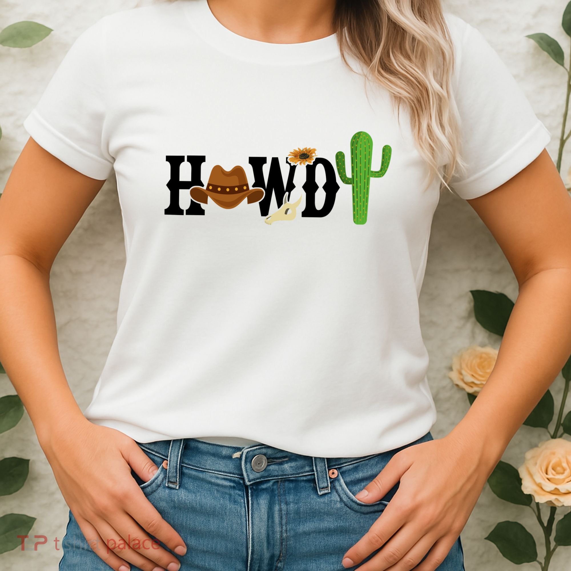 Howdy Cactus Country Women's T-Shirt