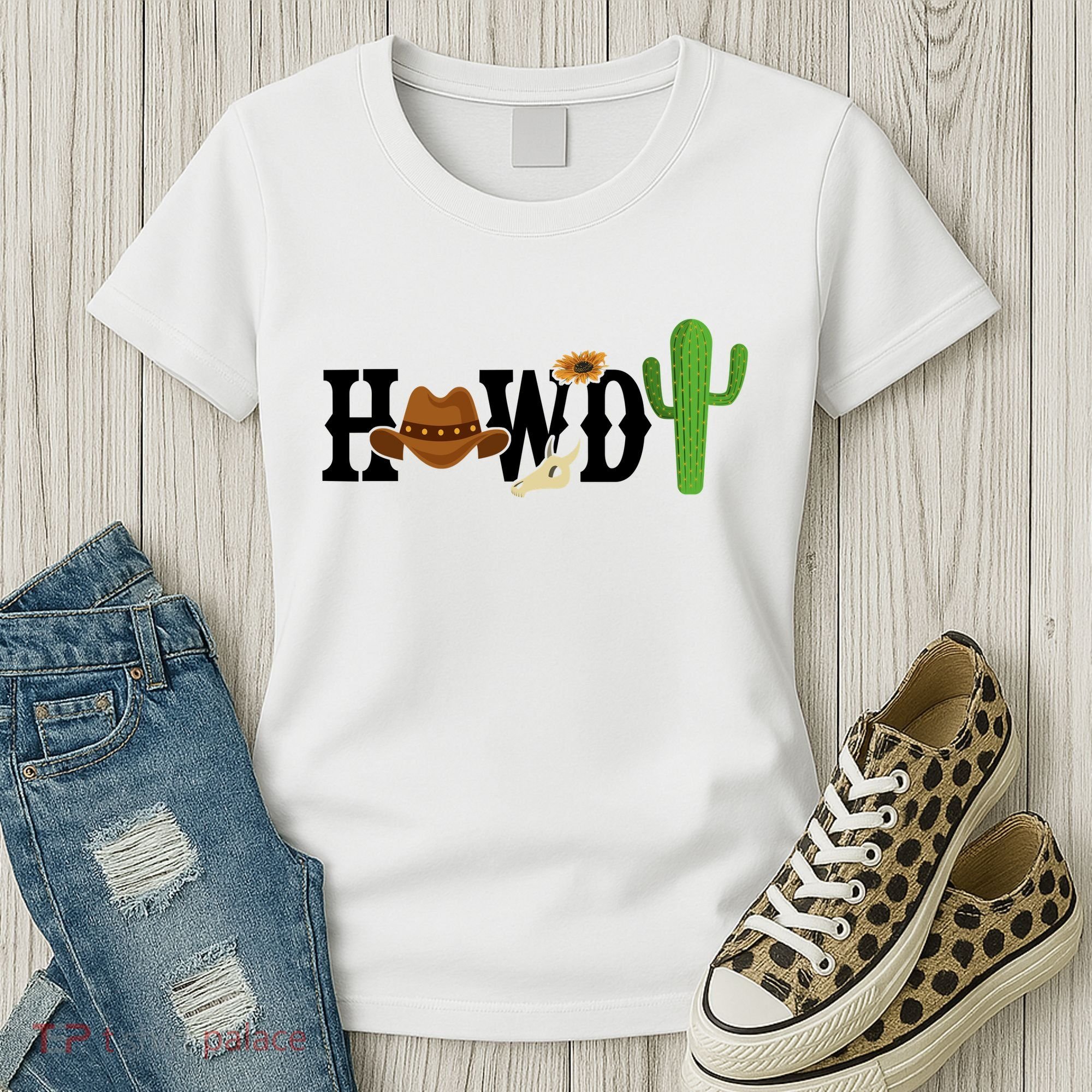 Howdy Cactus Country Women's T-Shirt