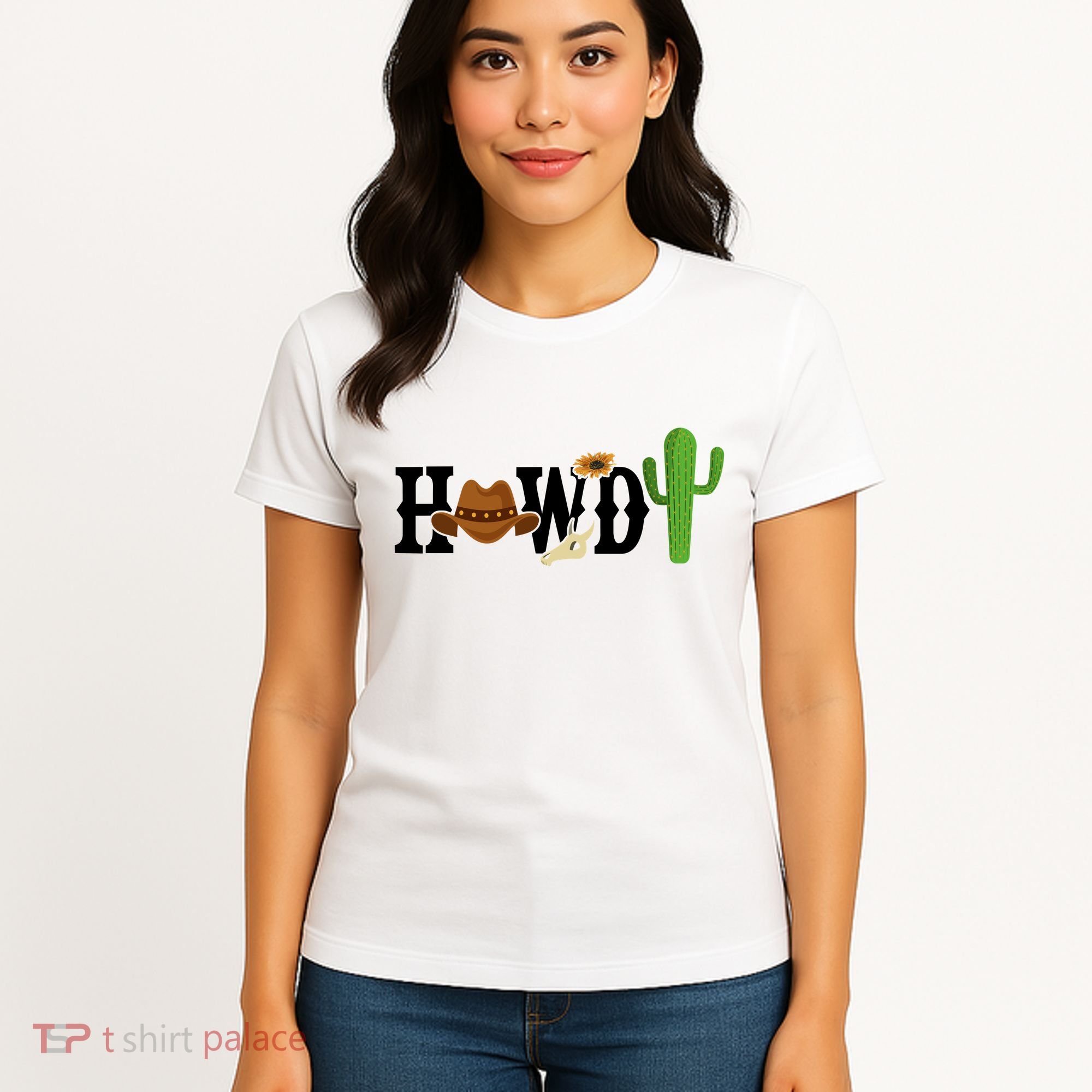 Howdy Cactus Country Women's T-Shirt