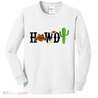 Howdy Cactus Country Kids Long Sleeve Shirt thumb 0