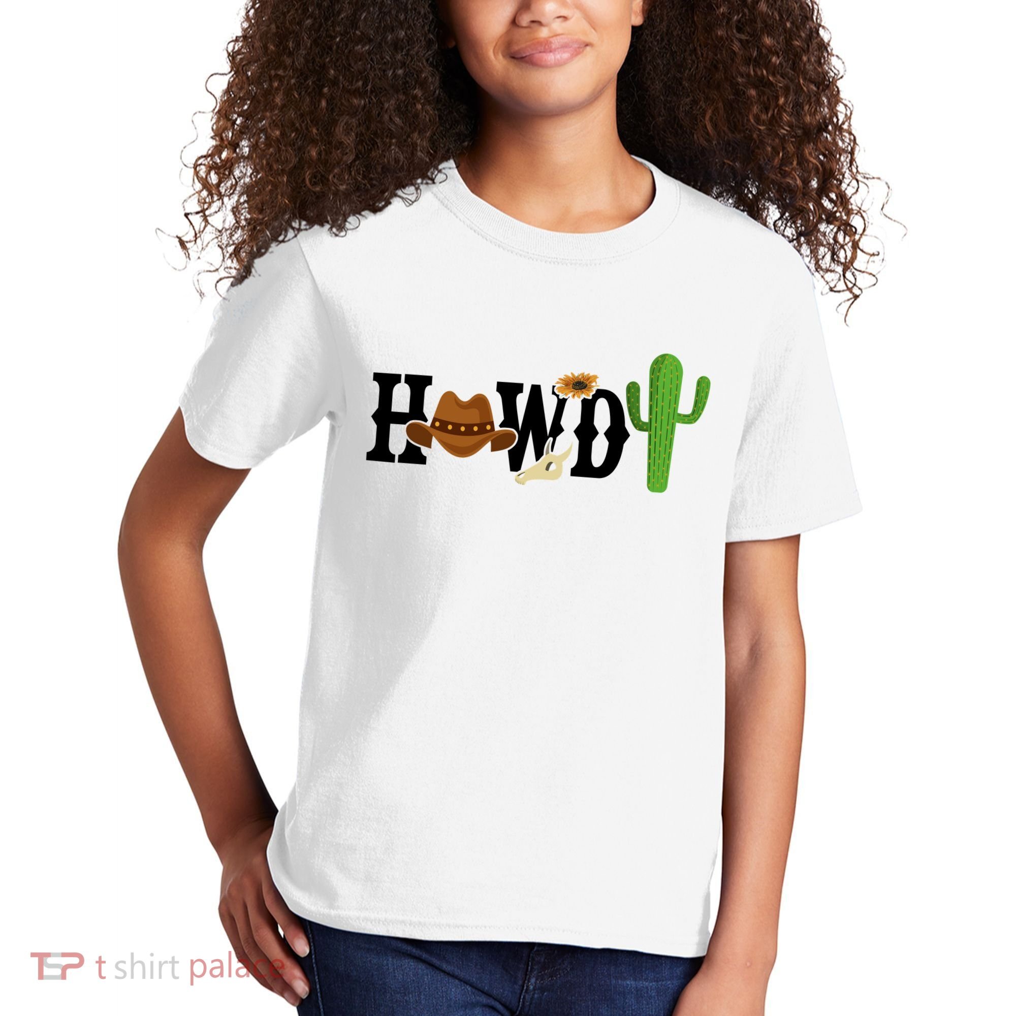 Howdy Cactus Country Kids T-Shirt