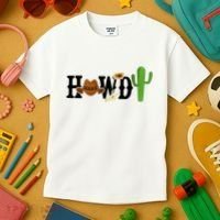 Howdy Cactus Country Kids T-Shirt thumb 3