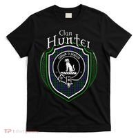 Hunter Clan Crest Scottish Clan Hunter Family Crest Badge T-Shirt thumb 0