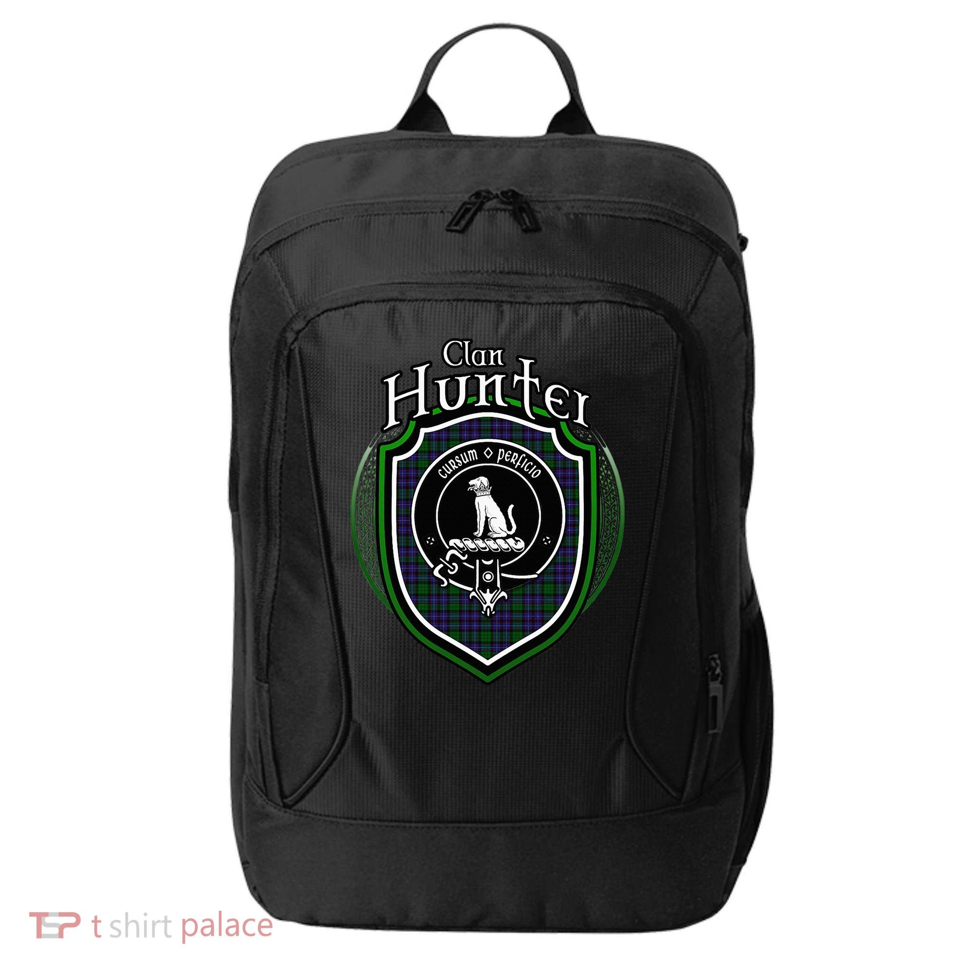 Hunter Clan Crest Scottish Clan Hunter Family Crest Badge City Backpack