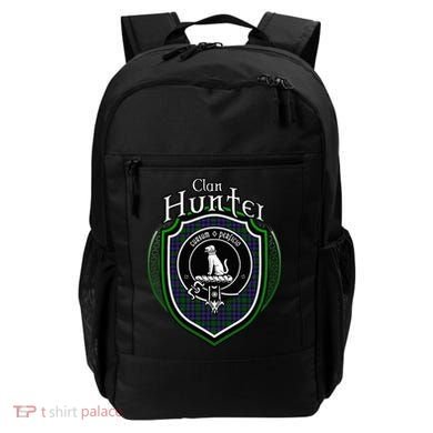 Hunter Clan Crest Scottish Clan Hunter Family Crest Badge Backpack