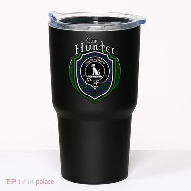Hunter Clan Crest Scottish Clan Hunter Family Crest Badge Tumbler