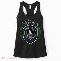 Hunter Clan Crest Scottish Clan Hunter Family Crest Badge Women's Tank Top thumb 0