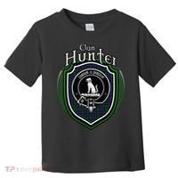 Hunter Clan Crest Scottish Clan Hunter Family Crest Badge Toddler T-Shirt thumb 0
