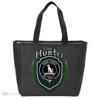 Hunter Clan Crest Scottish Clan Hunter Family Crest Badge Tote Bag thumb 0