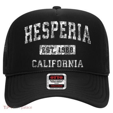 Hesperia California Ca Vintage Established Hat