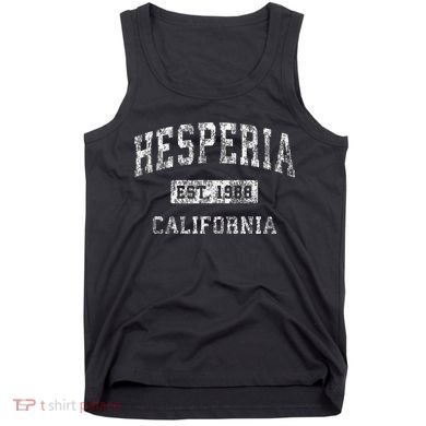 Hesperia California Ca Vintage Established Tank Top