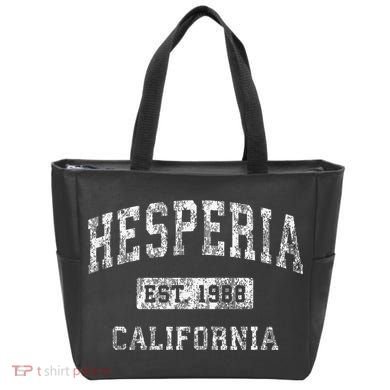 Hesperia California Ca Vintage Established Tote Bag