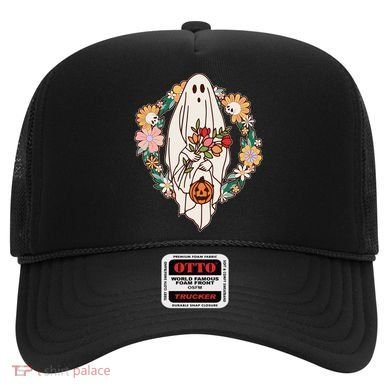 Halloween Creepy Cute Boho Flower Ghost Hat