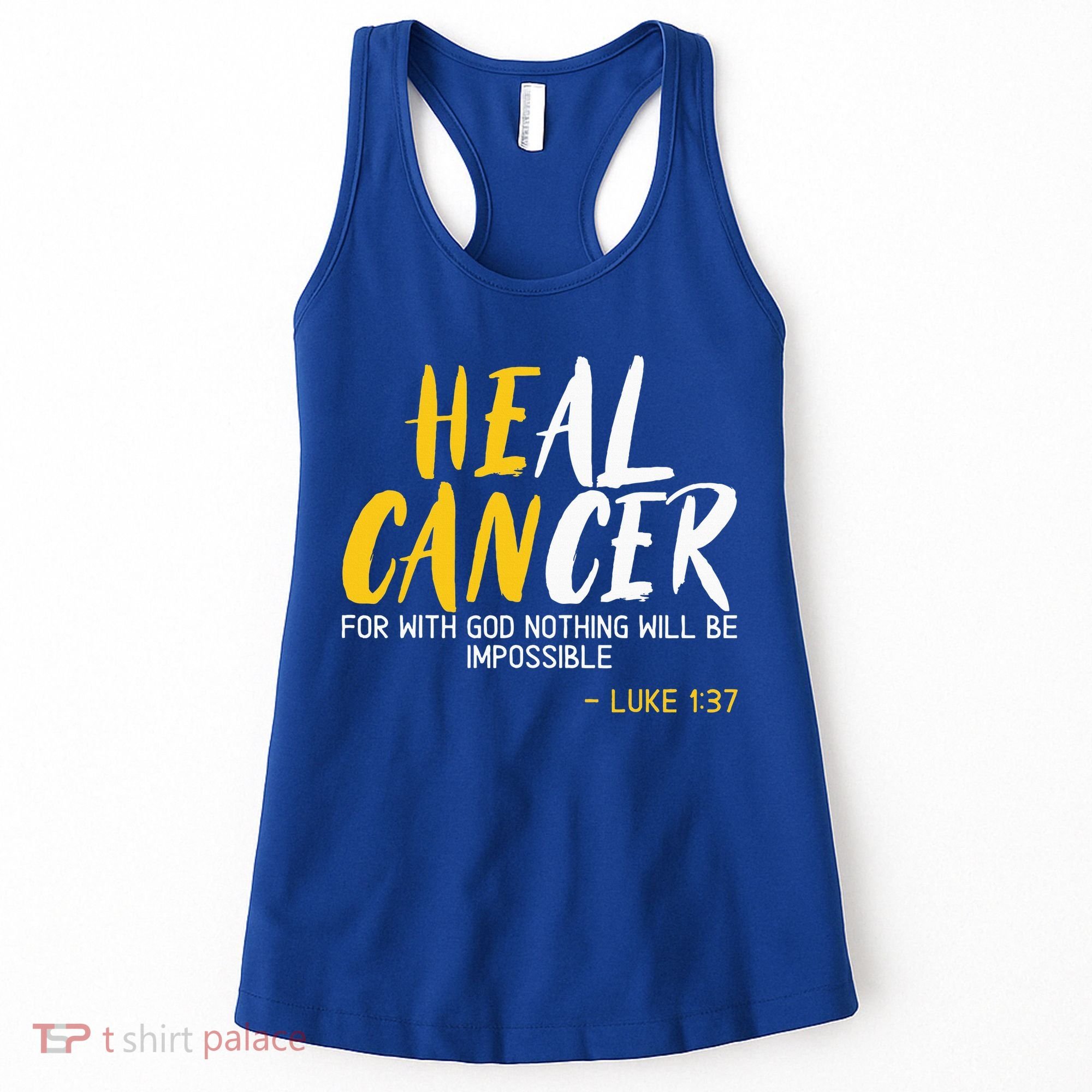 Heal Cancer Childhood Cancer Awareness Month Supporter Women's Tank Top